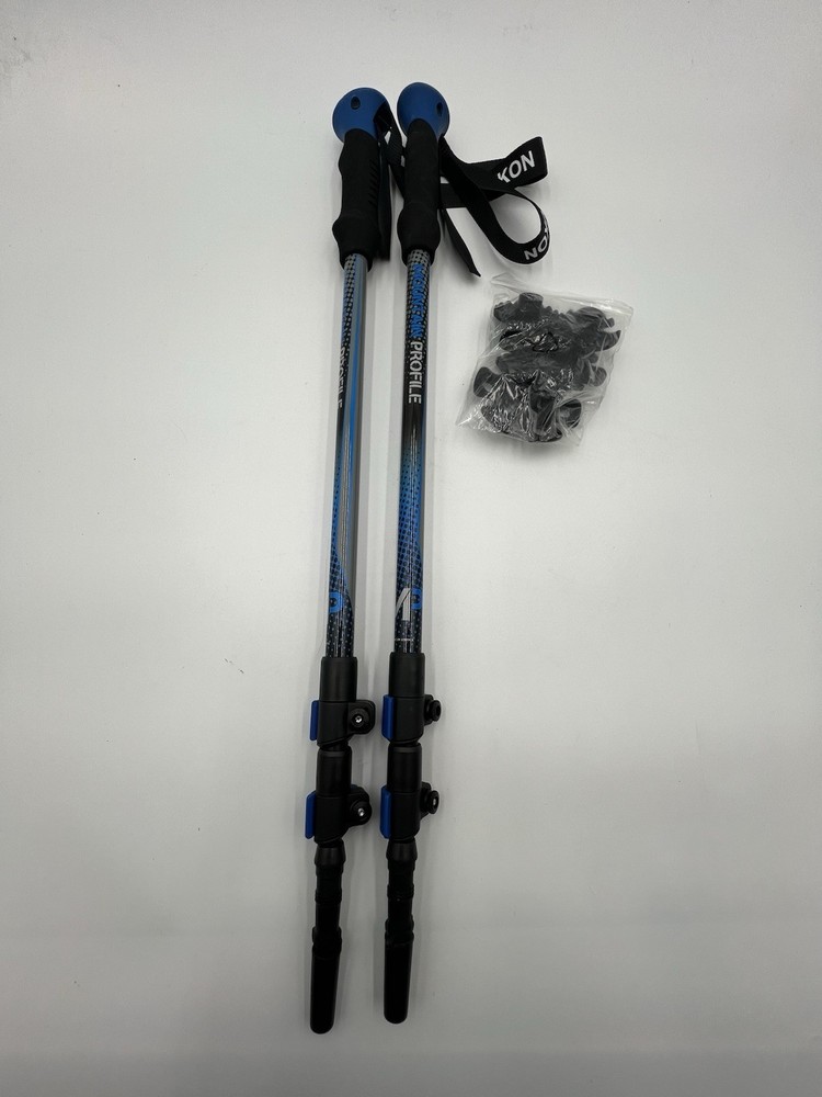 Yukon Charlies Trekking Poles Excellent Condition Black & Blue