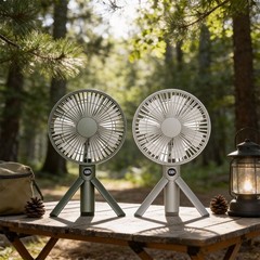 Outdoor Camping Fan 3000mAh USB Rechargeable Foldable Tripod Handheld Fan
