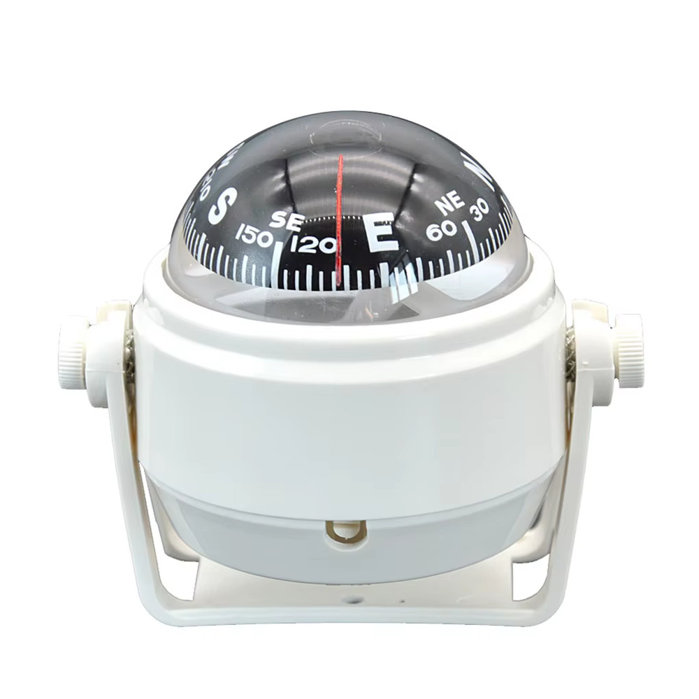 Marine Compass Boat Navigation LED Light 12V Pivot Ball Dash Mount Voyagers Gear