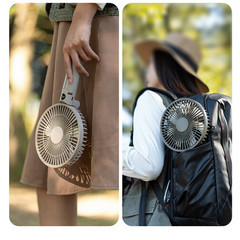 Outdoor Camping Fan 3000mAh USB Rechargeable Foldable Tripod Handheld Fan