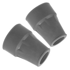 2 Pcs Rubber Cane Feet Non Crutch Foot Tips Walker Replacement Pads