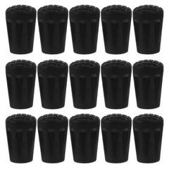 20 Pcs Anti-slip Pad for Hiking Sticks Replacement Rubber Pole Ends Tip