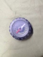Trail Buster Brunton 9030 Compact Compass, Black, made in the 1960’s