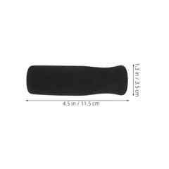 15Pcs Durable Foam Padded Walking Stick Hand Grips for Crutch Non Slip Black