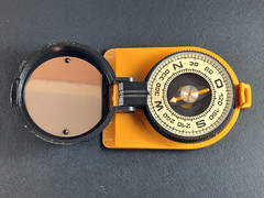 Vintage Soviet AZIMUT Compass USSR 1980s Military Navigation Tool Quality Mark