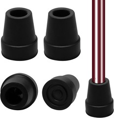 4pcs Rubber Buffer for Hiking Poles 19mm Walking Stick Rubber Tips Crutches Rubber…
