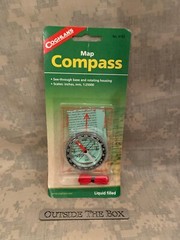 Emergency/Survival: Coghlan’s “Map Compass” – Model #8162 – Baseplate, Rotating