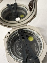 BRUNTON Pocket Transit Compass With Leather Case