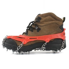 Easy to Attach 11 Tooth Stainless Steel Ice Cleats for Outdoor Traction in Snow