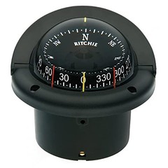 Compass, Flush Mount, 3.75 Combi, Black