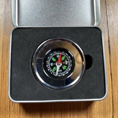 Boxed Decorative Metal Pocket Compass 2 inch in Metal Presentation Box
