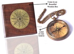 Trust in The Lord with All Your Heart -Proverbs 3: 5-6 Quote Engraved Compass…