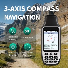 S190 Handheld GPS Navigator Button-Operated Handheld GPS for Hiking USA Topo Map