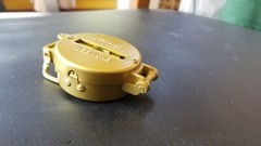 Vintage Engineer Directional Compass Copper Gold Tone Color 2″ Diameter