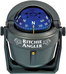 Navigation RA-91 Angler Compass – Bracket Mount, Gray with Blue Dial, 2-3/4″