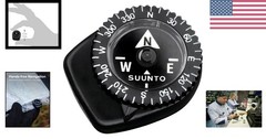 Ultralight Waterproof Compass with Luminescent Markings for Outdoor Exploration