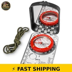TurnOnSport Sighting Compass with Mirror for Navigation & Hiking