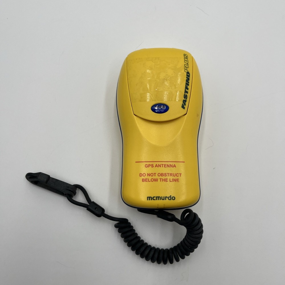 Mcmurdo Fastfind Plus GPS 406 GPS Personal Location Beacon Fishing Hiking *READ*