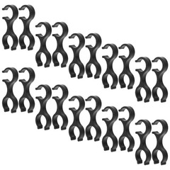 20 Pcs Climbing Cane Clip Walking Stick Buckle Trekking Pole Accessories