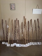 Handmade Brown Natural(twisty sticks)Wood Walking Stick Walking Staff for Adults