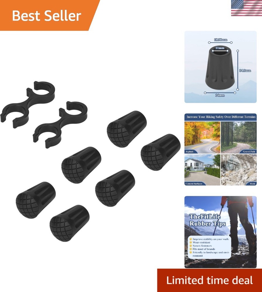 Durable 10-Piece Trekking Poles Accessory Set – Enhance Your Hiking Experience