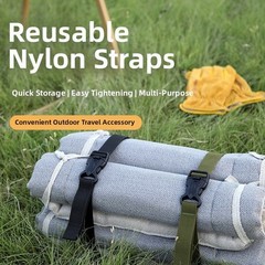 For Outdoor Gear Strap 135cm Nylon Adjustable for Tent Sleeping Bag Securing