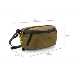 Hiking And Climbing Waist Bag Made With Waterproof For Dyneema Material