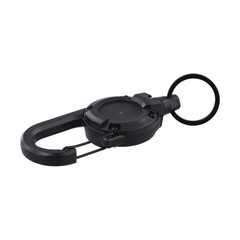 Retractable Keychain with 60cm Steel Cable Great for Keeping Keys Within Reach