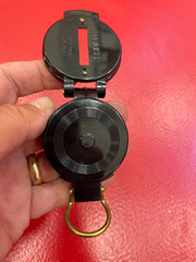 Vintage W.F.S Engineers’ Lensatic Compass For Scouts Plastic Case