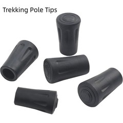 Trekking Pole Tip Replacement Covers 5pcs for Hiking Camping For Outdoor Gear