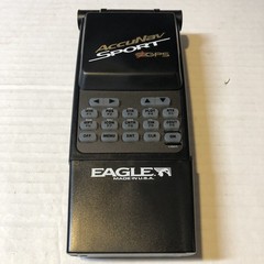Vtg Eagle AccuNav Sport Portable GPS W/Camouflage Storage Bag Manual FIS