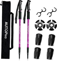AUTOPkio Walking Poles Trekking Poles, Nordic Walking Poles Adjustable Aluminium…