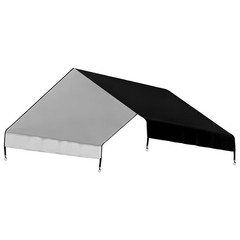 Durable Oxford Cloth 1 Waterproof Sunshade Chicken Coop Cover Black Outdoor Tarp