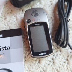 Garmin eTrex Vista Handheld GPS Unit Navigator Manual Case Cord
