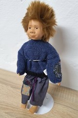 Artist doll porcelain doll Kadma 26 cm collector rarity Vintage
