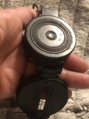 YCM Japan Engineers Lensatic Compass Preowned