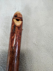 Vintage Hickory Walking Stick 54″ Rubber Tip National Geographic NEW 2000