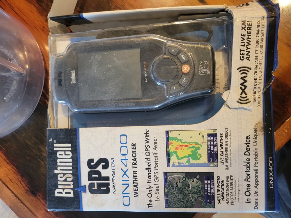 Bushnell ONIX400 3.5″ GPS Weather Tracker with XM Satellite Radio