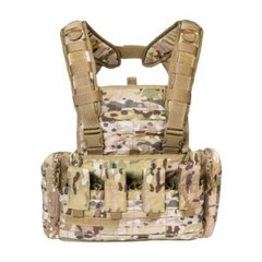 TASMANIAN TIGER CHEST RIG MK 2 MULTICAM MOLLE PLATFORM WITH POUCHES #7852