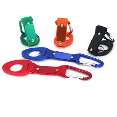 4Pcs Portable Water Bottle Buckle Clip Assorted Colors for Backpack and Bike
