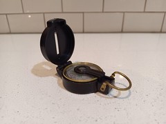 Vintage Engineer Lensatic Military Style Compass – Taiwan – Clean