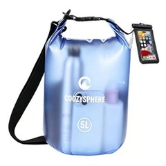 Dry Bag Waterproof Roll Top Lightweight Floating Storage Bag with 5L Blue-5L