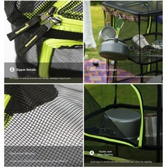 Space Saving 3 Layer Drying Net Rack for Fruits Vegetables Herbs Easy Assembly