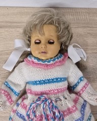 Doll Vinyl Doll HL Hans Leder Doll 48cm Sleep Eyes Vintage