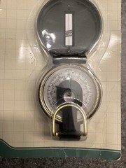 Ozark Trail Lensatic Compass, Black, Model 2223 Brand New Glow In Dark
