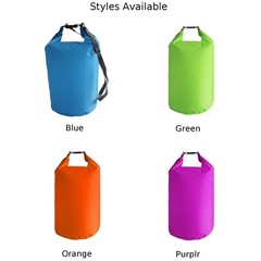 5L 10L 20L Waterproof Dry Bag Roll Top Closure Lightweight for Outdoor Use