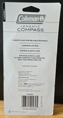 Coleman Lensatic Compass New In Package Model# 2000007834