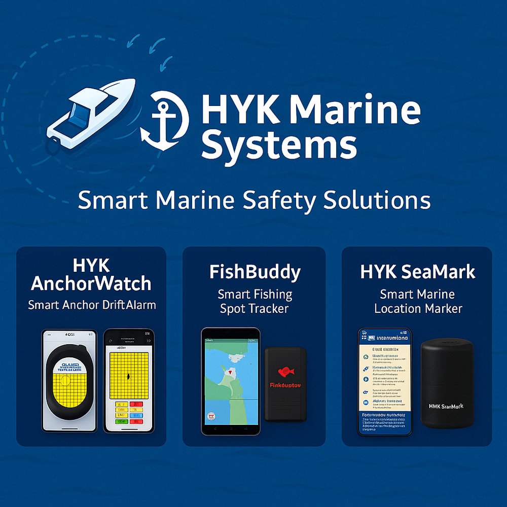 HYK SeaMark GPS Location Marker | Lost Position Tracker | Marine Navigation Aid