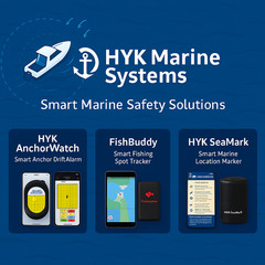 HYK SeaMark GPS Location Marker | Lost Position Tracker | Marine Navigation Aid