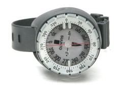 Suunto Underwater Wrist Compass In Rubber Case. NO AIR BUBBLES. Clean. Finland.